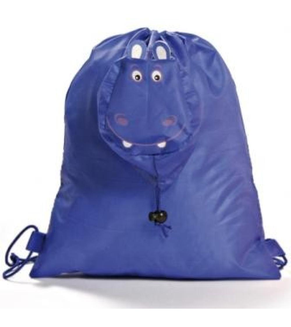 LOTE DE 40 MOCHILAS PLEGABLE ANIMALS AZUL