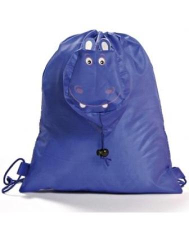 LOTE DE 40 MOCHILAS PLEGABLE ANIMALS AZUL