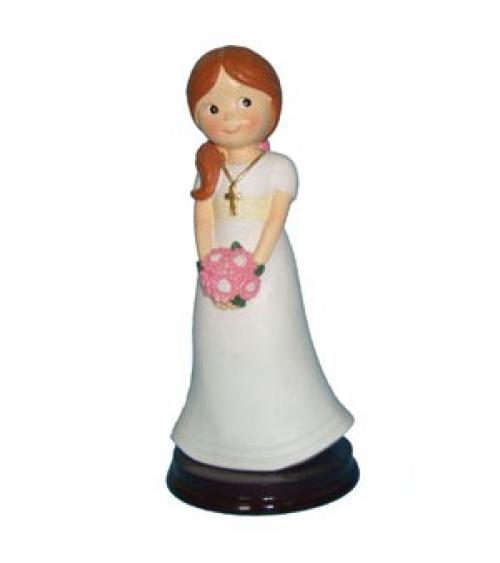 FIGURA PASTEL COMUNIÓN NIÑA RAMO