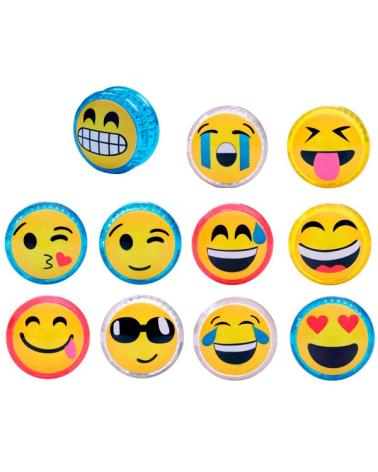 YO YO EMOTICONOS CON LUZ