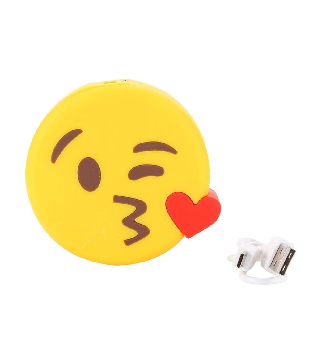 POWER BANK EMOTICONOS 1200 mha EN CAJA DE REGALO