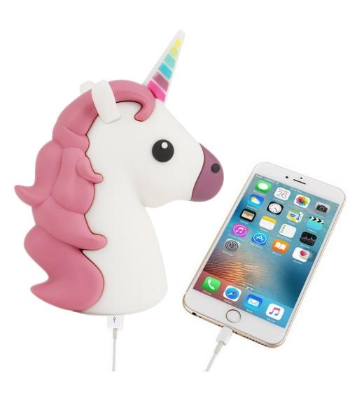 POWER BANK UNICORNIO 1200 mha EN CAJA DE REGALO