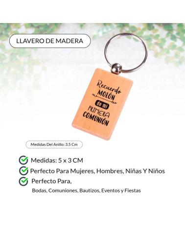 LLAVERO MADERA "RECUERDO MOLÓN"