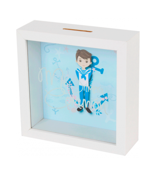 HUCHA DE MADERA COMUNIÓN NIÑO