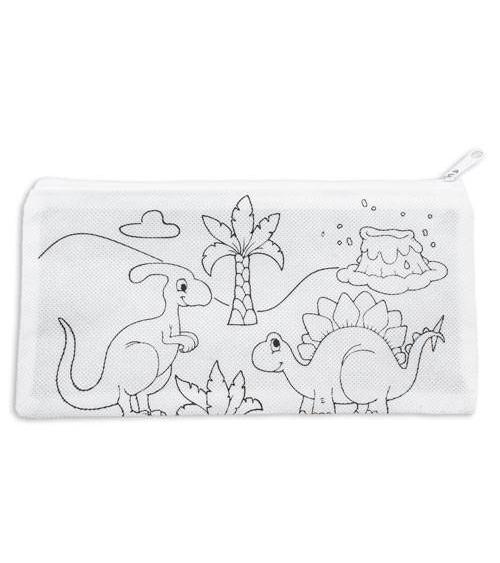 ESTUCHE CON 5 CERAS DINOS NON WOVEN