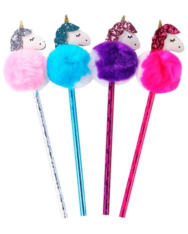 LAPICERO POMPÓN UNICORNIO