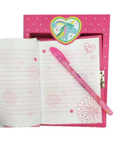 SET DE REGALO DIARIO + BOLÍGRAFO UNICORNIO