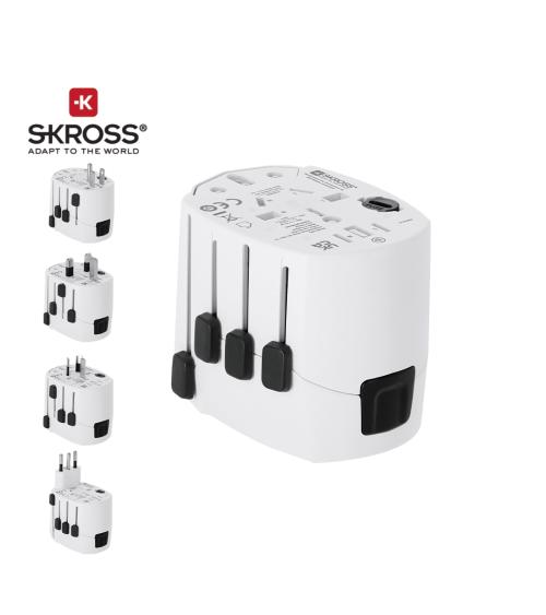 Adaptador Viaje Universal Skross PRO 3-POLE