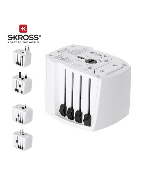 Adaptador Viaje Universal Skross MUV USB 30W PD