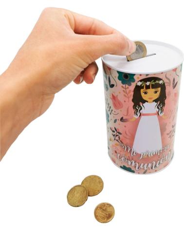HUCHA METÁLICA MI PRIMERA COMUNIÓN NIÑA