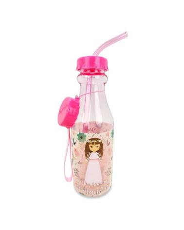 BOTELLA PVC COMUNIÓN NIÑA 500 ML