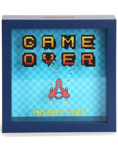 HUCHA DE MADERA GAME OVER
