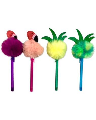 BOLÍGRAFO POMPÓN TROPICAL