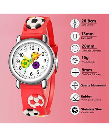 RELOJ FÚTBOL SILICONA - RELOJES INFANTILES NIÑOS