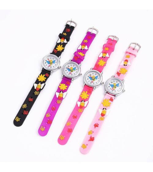 RELOJ ABEJA SILICONA - RELOJES INFANTILES NIÑAS CUMPLEAÑOS