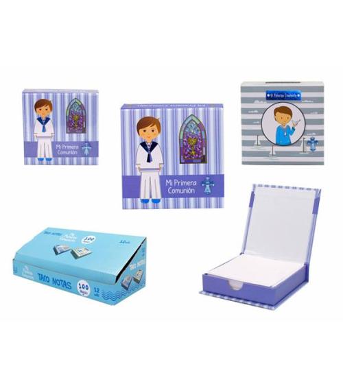 HOJAS BLANCAS PRESENTADAS EN CAJA MI PRIMERA COMUNION