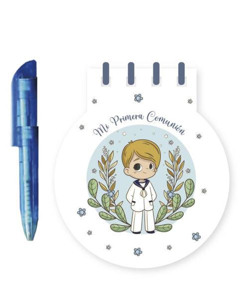 MI PRIMERA COMUNION LIBRETA + BOLI EN BOLSITA