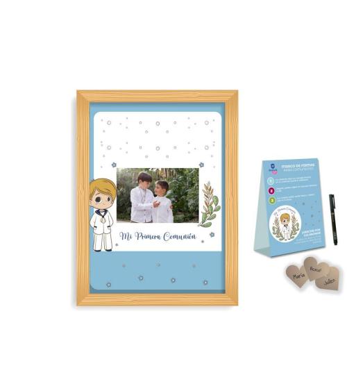 (TARA) CUADRO DE INVITADOS PRIMERA COMUNION NIÑO