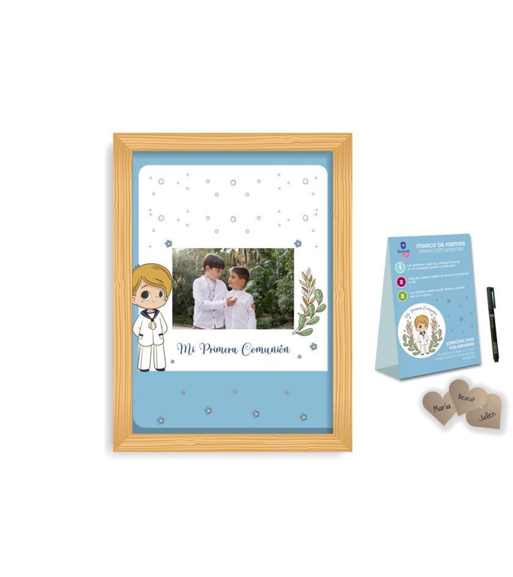 (TARA) CUADRO DE INVITADOS PRIMERA COMUNION NIÑO