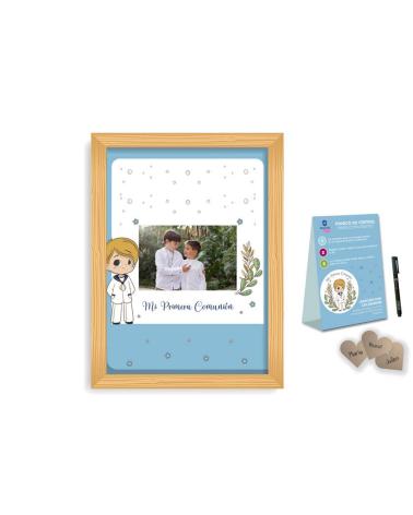 (TARA) CUADRO DE INVITADOS PRIMERA COMUNION NIÑO