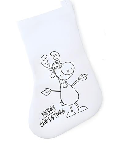 LOTE DE 10 CALCETINES NAVIDAD PARA COLOREAR +10 PAQUETES DE CERAS