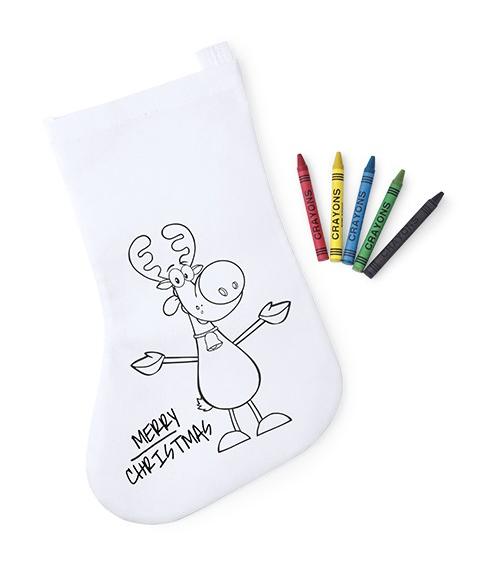 CALCETINES NAVIDAD PARA COLOREAR