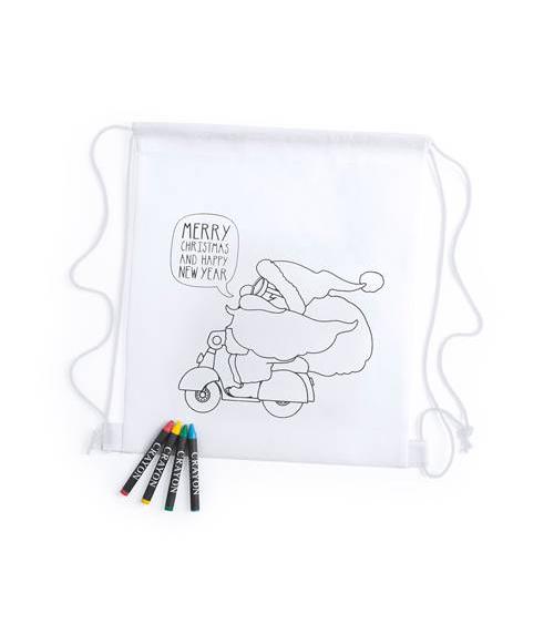 MOCHILA PETATE INFANTIL PAPA NOEL