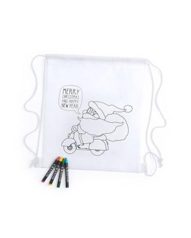 MOCHILA PETATE INFANTIL PAPA NOEL