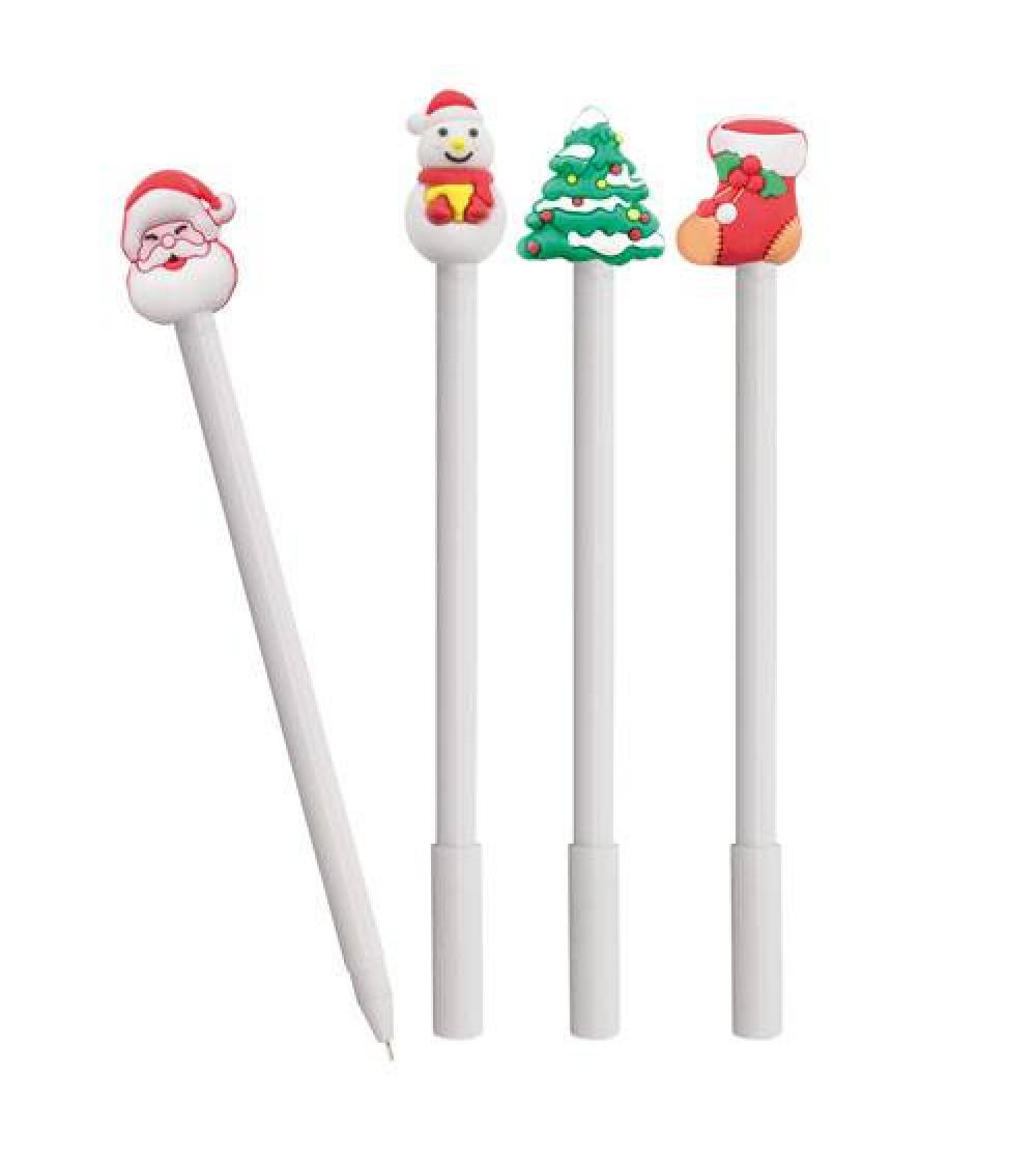 SET DE 12 BOLIGRAFOS NAVIDEÑOS