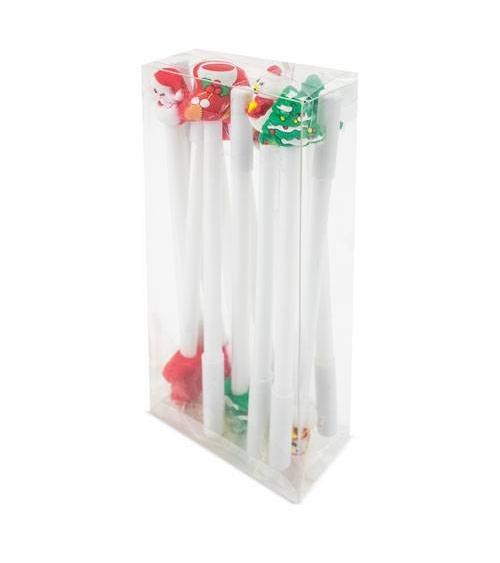 SET DE 12 BOLIGRAFOS NAVIDEÑOS