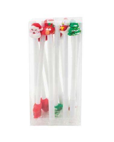 SET DE 12 BOLIGRAFOS NAVIDEÑOS