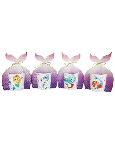 TAZA SIRENA PRESENTADA EN BOLSA DE REGALO COLA
