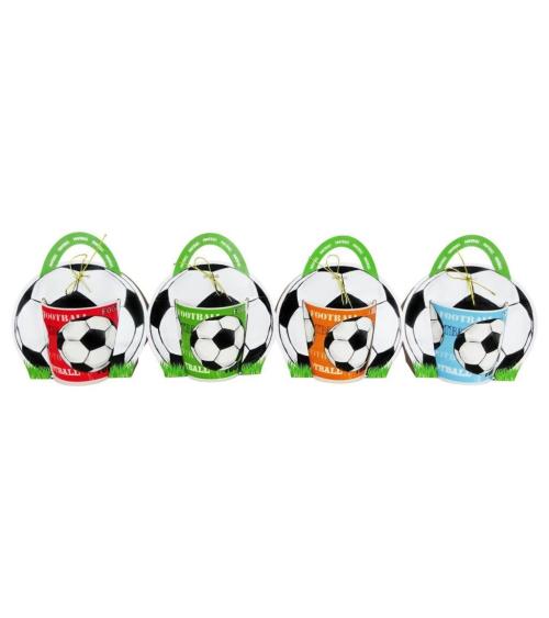 SET 12 TAZAS FÚTBOL EN BOLSA DE REGALO