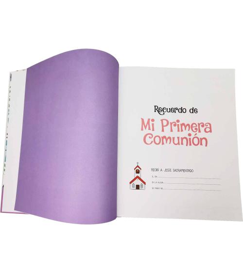 MALETÍN MÁS LIBRO FIRMAS MI PRIMERA COMUNIÓN NIÑA