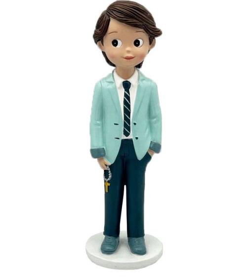 FIGURA CERÁMICA COMUNIÓN ROSARIO NIÑO