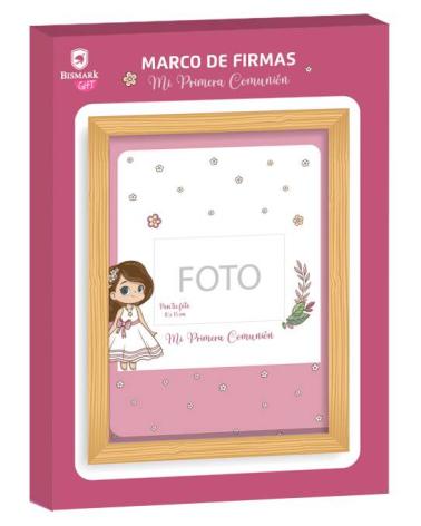 CUADRO DE INVITADOS PRIMERA COMUNION NIÑA