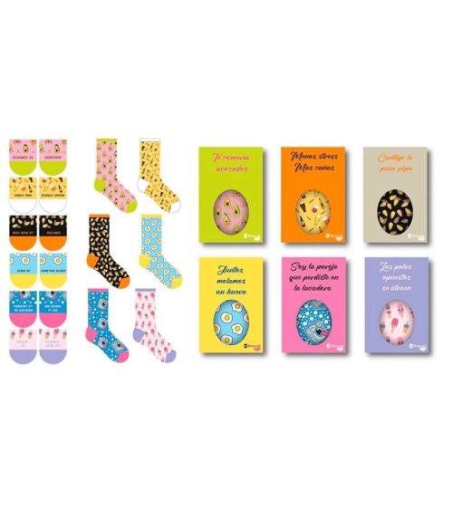 PAR DE CALCETINES FRASES MOLONAS EN DISPLAY