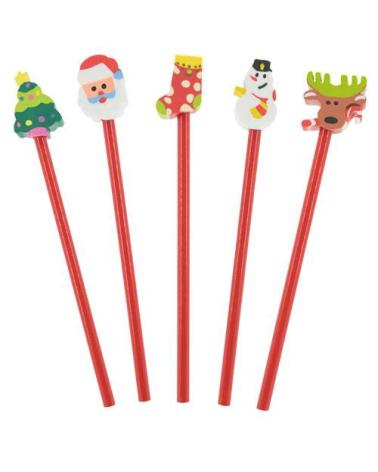 SET 5 LAPICES DE NAVIDAD