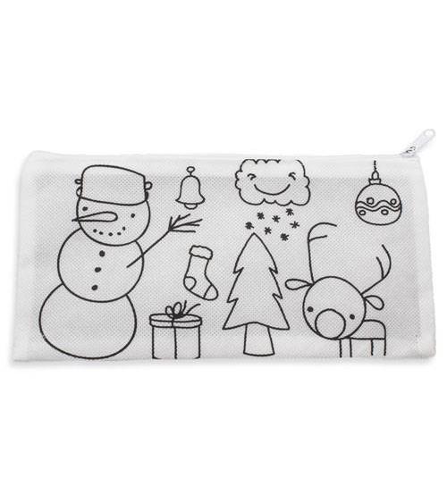 ESTUCHE NON WOVEN COLOREAR NAVIDAD