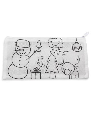 ESTUCHE NON WOVEN COLOREAR NAVIDAD