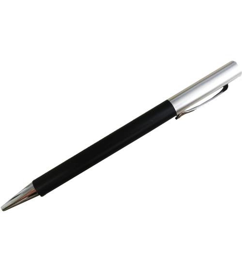 LOTE 17 BOLÍGRAFOS BICOLOR NEGRO Y PLATA